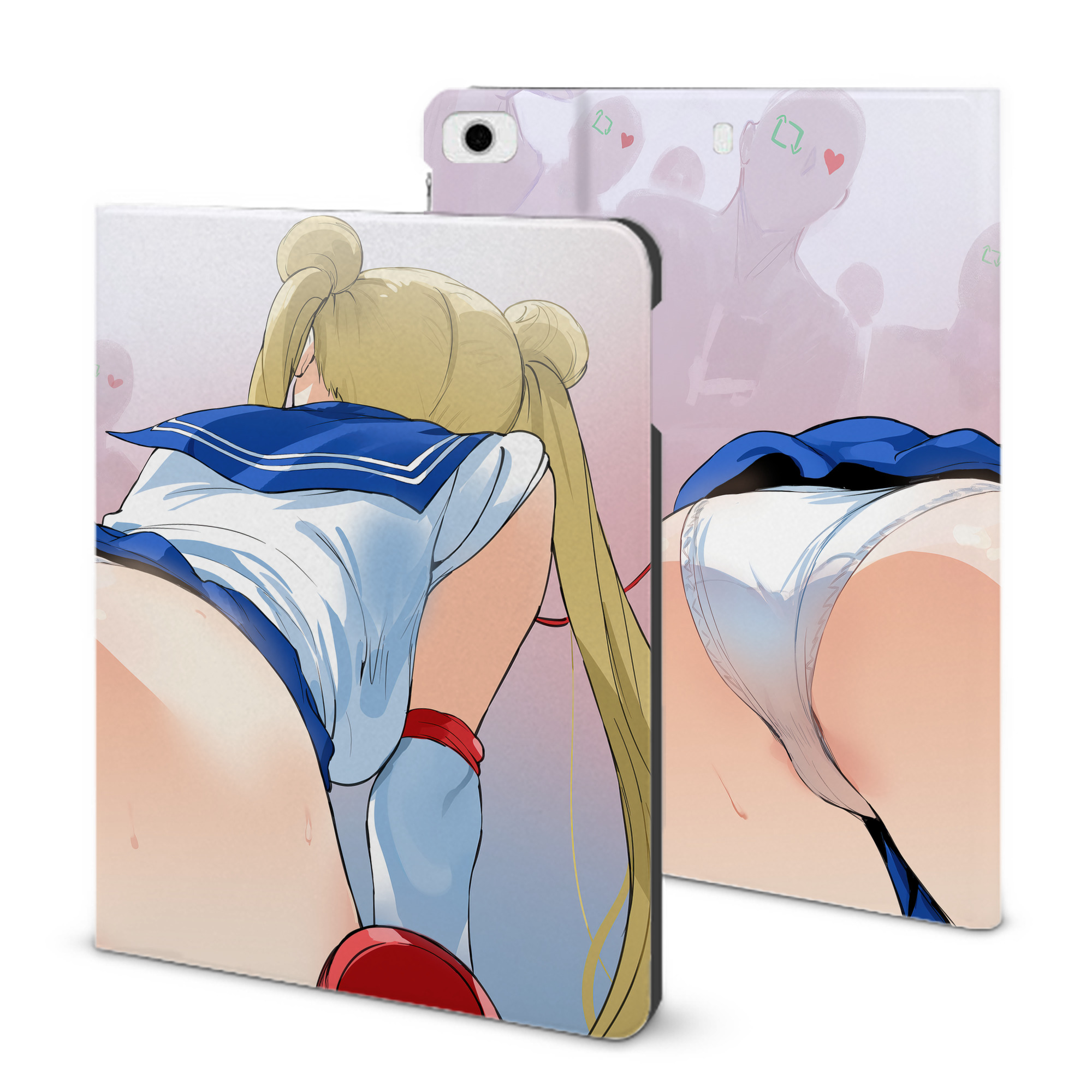 （画像用） 美少女戦士セーラームーン Sailor Moon IPad ケース ブック型 PUレザー TPU 耐衝撃 軽量 薄型 ペン収納なし 全面保護 IPad 各モデル対応